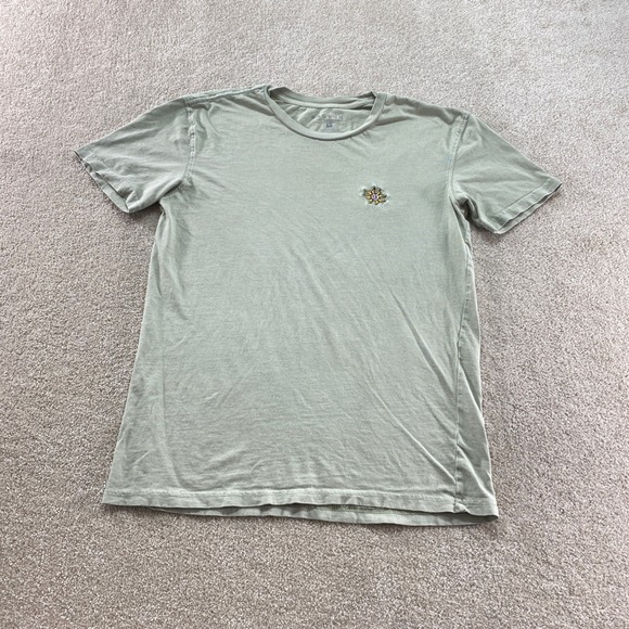 PacSun Other - PacSun Shirt Mens Small Sage Green Sun Moon Embroidered Short Sleeve Cotton